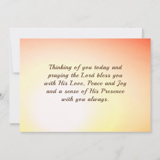 1 Thessalonicenzen 5:11 Moedig Bijbel Verse Flat Kaart (Achterkant)