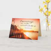 1 Thessalonicenzen 5:11 Moedig elkaar bijbel Kaart (Gele Bloem)