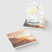 1 Thessalonicenzen 5:11 Moedig elkaar bijbel Stenen Onderzetter (Zijkant)