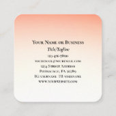 1 Thessalonicenzen 5:11 Moedig elkaar bijbel Vierkante Visitekaartje (Achterkant)