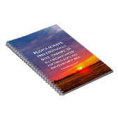 1 Thessalonicenzen 5:16-18 Verheug je altijd Notitieboek (Rechterzijde)