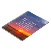 1 Thessalonicenzen 5:16-18 Verheug je altijd Notitieboek (Linkerzijde)