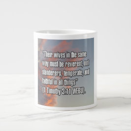 1 Timoteus 3:11 WEBU Mug Grote Koffiekop