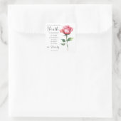 1 Timotheüs 4:12 - Jeugd Bijbel vers Bloem Vierkante Sticker (Tas)