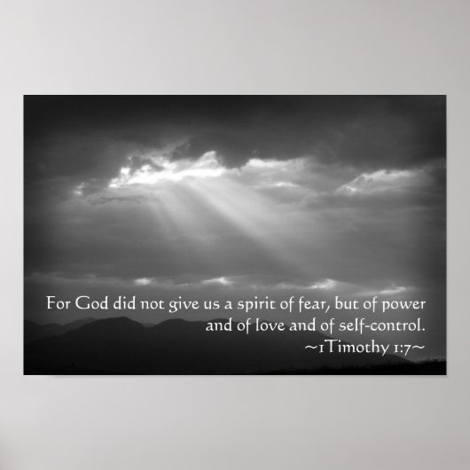 1 Timothy 1:7 Poster (Voorkant)