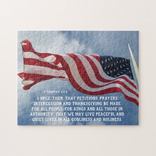 1 Timothy 2:1-2 Geplust.. voor de gezagsdragers Legpuzzel (Horizontaal)