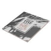 1 Timothy 6:12 Vecht de Goede Vecht van Vertrouwen Tegeltje (Zijkant)