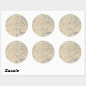 1 Toegang tot het grondgebied Ronde Sticker (Vel)