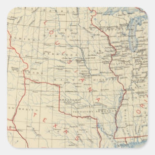 1 Toelating van gebied 2 Vierkante Sticker