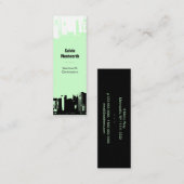 1 tot 1 naar beneden mini visitekaartje (Voorkant / Achterkant)