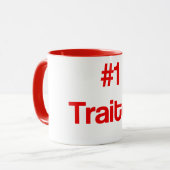 #1 Traitor Red Coffee Mok (Voorkant links)