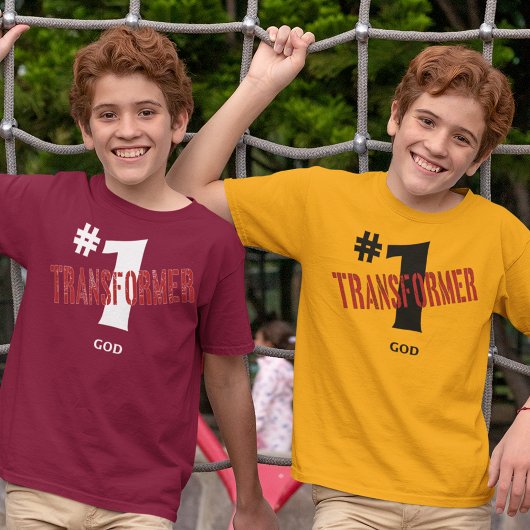 #1 TRANSFORMATOR - GOD VOOR HET DONKER T-SHIRT