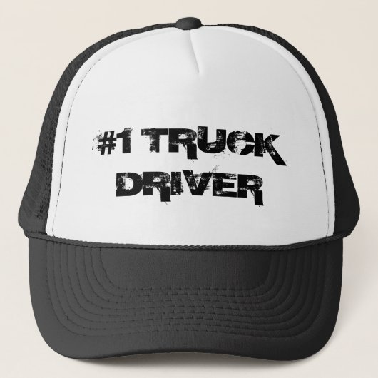 "#1 Truck Driver"-vrachtwagenchauffeur Trucker Pet (Voorkant)