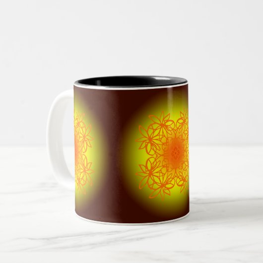 1 TWEEKLEURIGE KOFFIEMOK (Voorkant links)