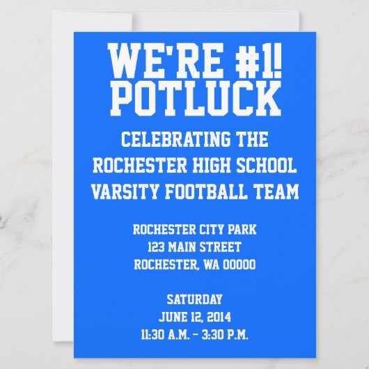 #1 Uitnodiging van de Vingerpartij van het Schuim (Achterkant)