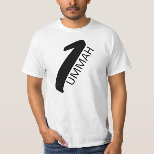 1 Ummah T-shirt (Voorkant)