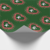 1.Unicorn-verjaardag Cadeaupapier (Hoek)