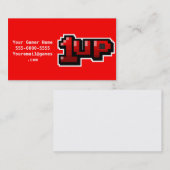 1-UP Visitekaartjes voor videogamer (Voorkant / Achterkant)