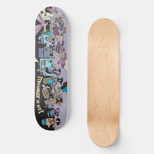 1 uur in Jeremyville Skateboard (Voorkant)