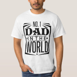 1 vader in de wereld t-shirt