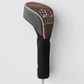#1 Vader Leerlook Golfheadcover (Schuin)