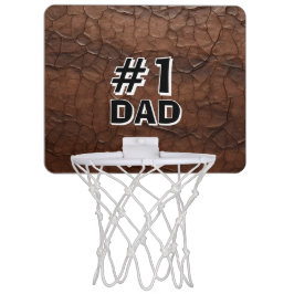 #1 Vader Leerlook Mini Basketbalbord