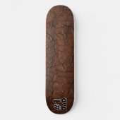 #1 Vader Leerlook Persoonlijk Skateboard (Voorkant)