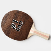 #1 Vader Leerlook Tafeltennisbatje (Zijkant)