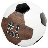 #1 Vader Leerlook Voetbal (Drie kwart)