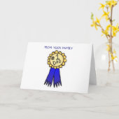 #1 VADER VAN JE FAMILIE VADERDAG KAART (Gele Bloem)