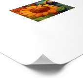 1 van 17 Zonnebloementuin Miceville Poster (Hoek)