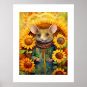 1 van 17 Zonnebloementuin Miceville Poster (Voorkant)