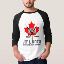 1 van 1 Niet 51 Canadese Identiteit Maple Leaf Hoc T-shirt