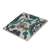 1 van 2 Perzische algeheel-Florentijnse anjerrepro Tegeltje (Zijkant)