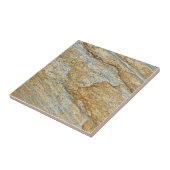 1 van 3 Repro Peach & Grey Faux Granite Tegeltje (Zijkant)