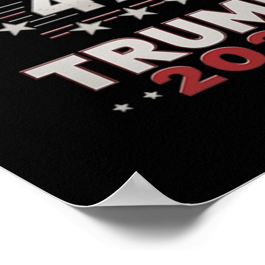 1 van de 3 Kamala Harris Supporters Stupid (op Bac Poster (Hoek)