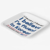 #1 Verwerving van een K-dramaadviseur Papieren Bordje (Gebogen)