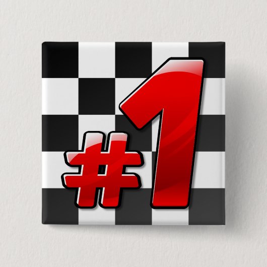 #1 VIERKANTE BUTTON 5,1 CM (Voorkant)