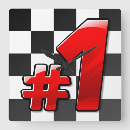 #1 VIERKANTE KLOK (Voorkant)