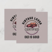 1.vintage autoloverij (Voorkant / Achterkant)