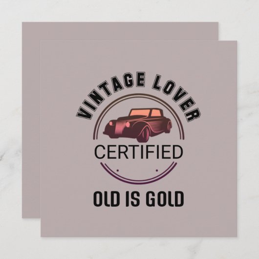 1.vintage autoloverij (Voorkant / Achterkant)