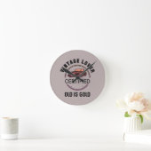 1.vintage autoloverij ronde klok (Huis)