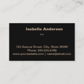 1. Visitekaartje, voor jou Visitekaartje (Achterkant)