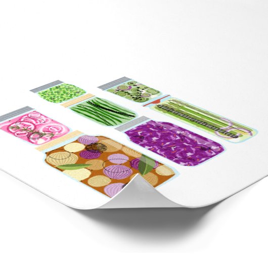 #1 Voedselconservenpotten Poster (Hoek)