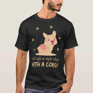 1 Voel je 's nachts veilig Slaap met een Corgi T-shirt