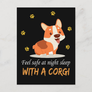 1 Voel je veilig in de nachtrust met een Corgi Briefkaart