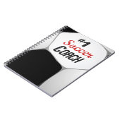 #1 Voetbal coach Grote Alle Notitieboek (Linkerzijde)