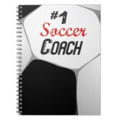 #1 Voetbal coach Grote Alle Notitieboek (Voorkant)