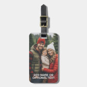 1 Volledige foto en tekst - Info op de achterkant Bagagelabel (Voorkant verticaal)