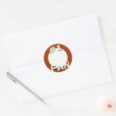 #1 Volleyball Fan Stickers (Envelop)